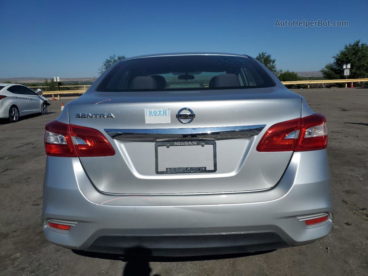 2016 Nissan Sentra S Silver vin: 3N1AB7AP0GY320053