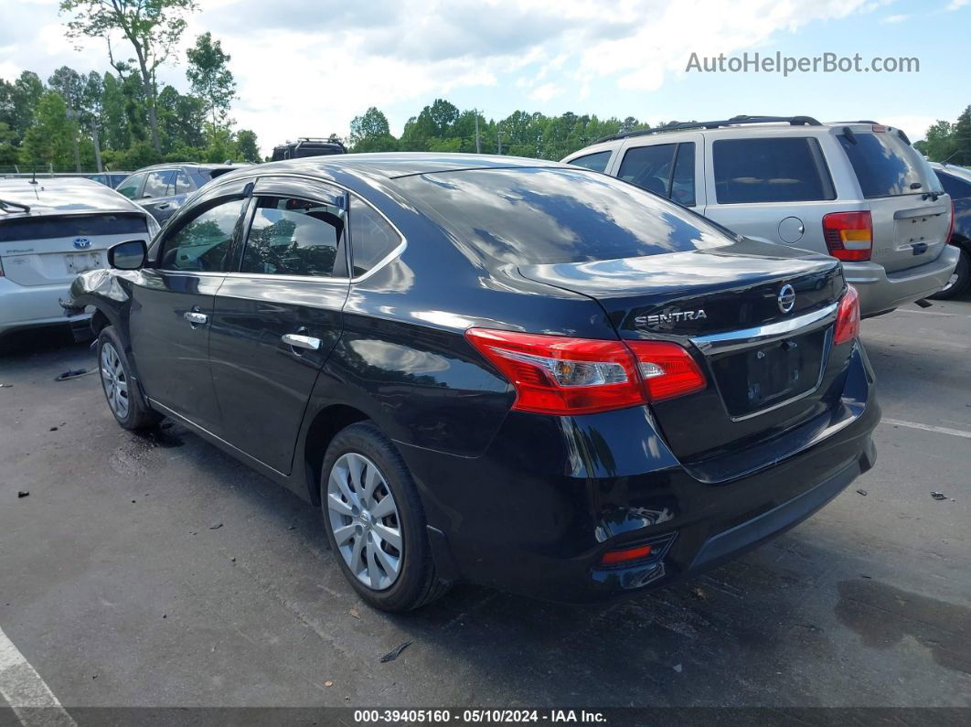 2016 Nissan Sentra S Black vin: 3N1AB7AP0GY323101