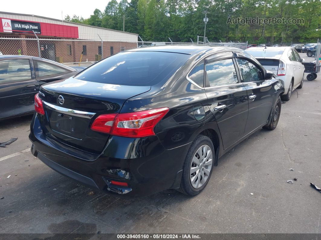 2016 Nissan Sentra S Black vin: 3N1AB7AP0GY323101