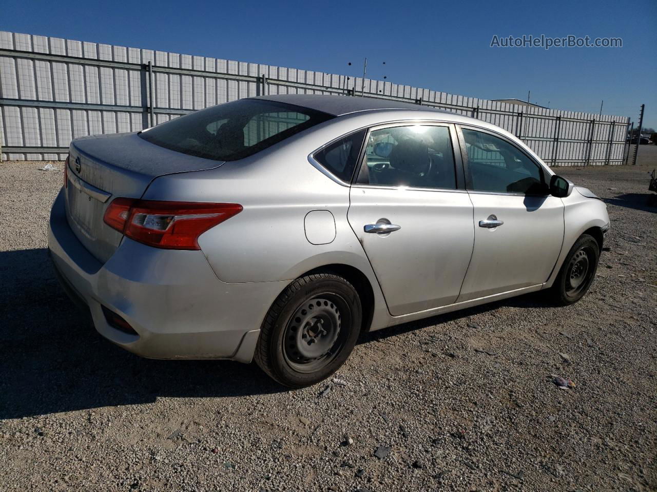 2016 Nissan Sentra S Silver vin: 3N1AB7AP0GY323714