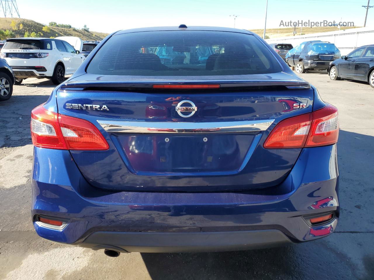 2016 Nissan Sentra S Синий vin: 3N1AB7AP0GY328234