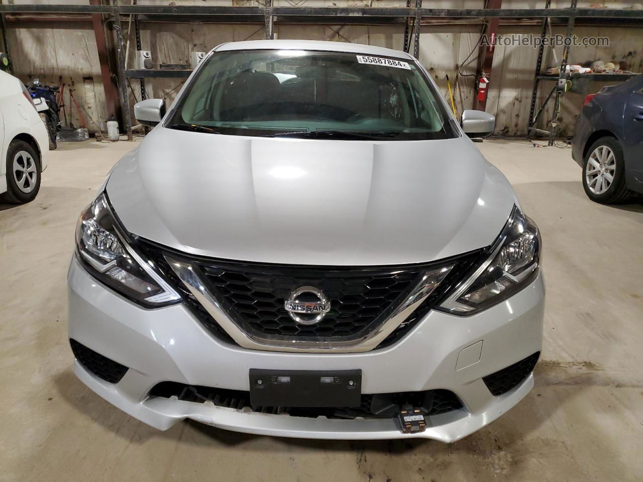 2018 Nissan Sentra S Silver vin: 3N1AB7AP0JL627520