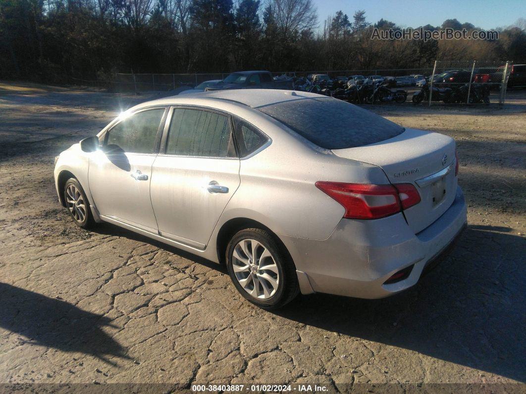 2018 Nissan Sentra Sv Silver vin: 3N1AB7AP0JL630062