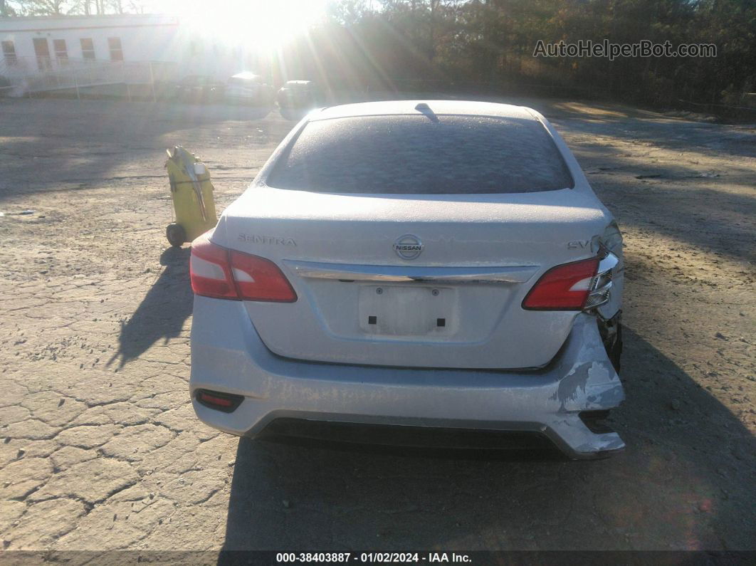 2018 Nissan Sentra Sv Silver vin: 3N1AB7AP0JL630062