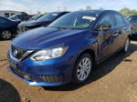 2018 Nissan Sentra S Blue vin: 3N1AB7AP0JL641949