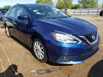 2018 Nissan Sentra S Blue vin: 3N1AB7AP0JL641949