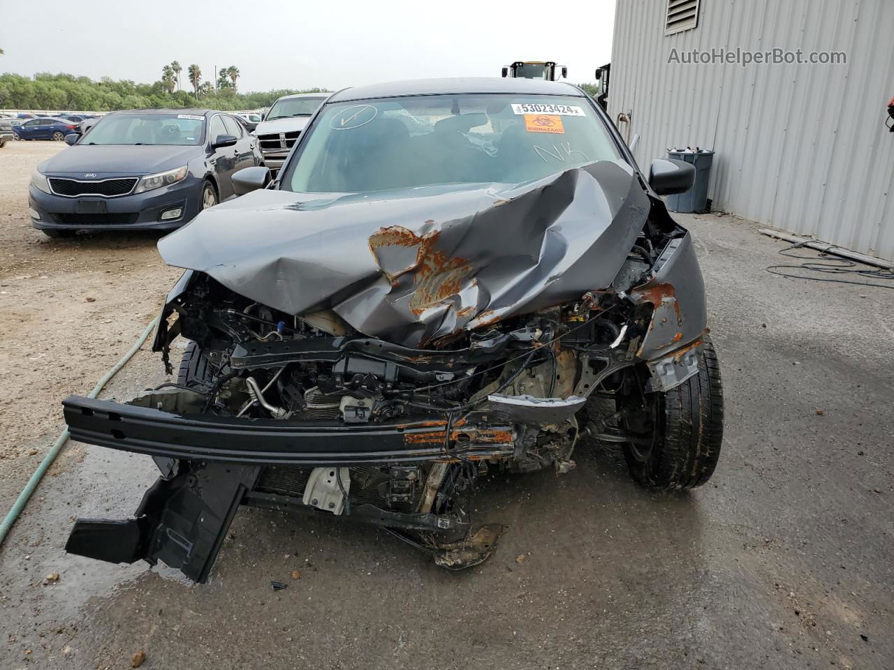 2018 Nissan Sentra S Gray vin: 3N1AB7AP0JL643832