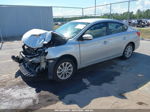 2018 Nissan Sentra Sv Silver vin: 3N1AB7AP0JL655964