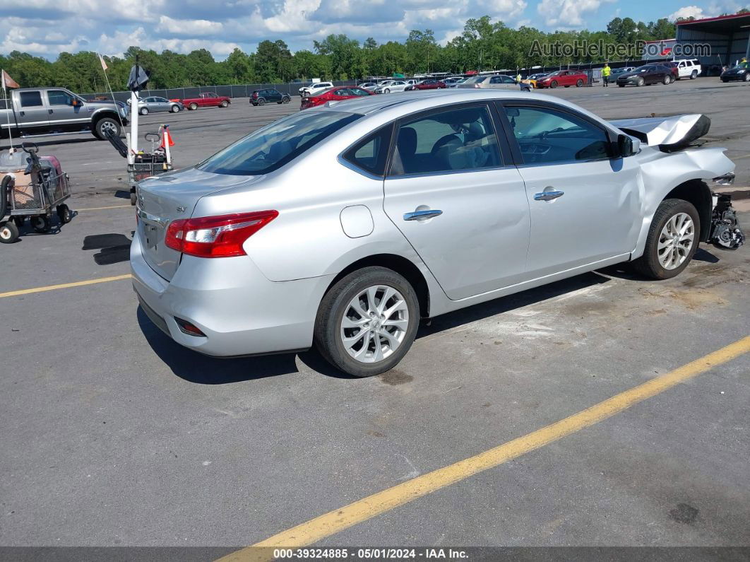 2018 Nissan Sentra Sv Silver vin: 3N1AB7AP0JL655964