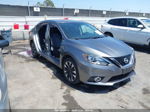 2018 Nissan Sentra Sr Серый vin: 3N1AB7AP0JY205895