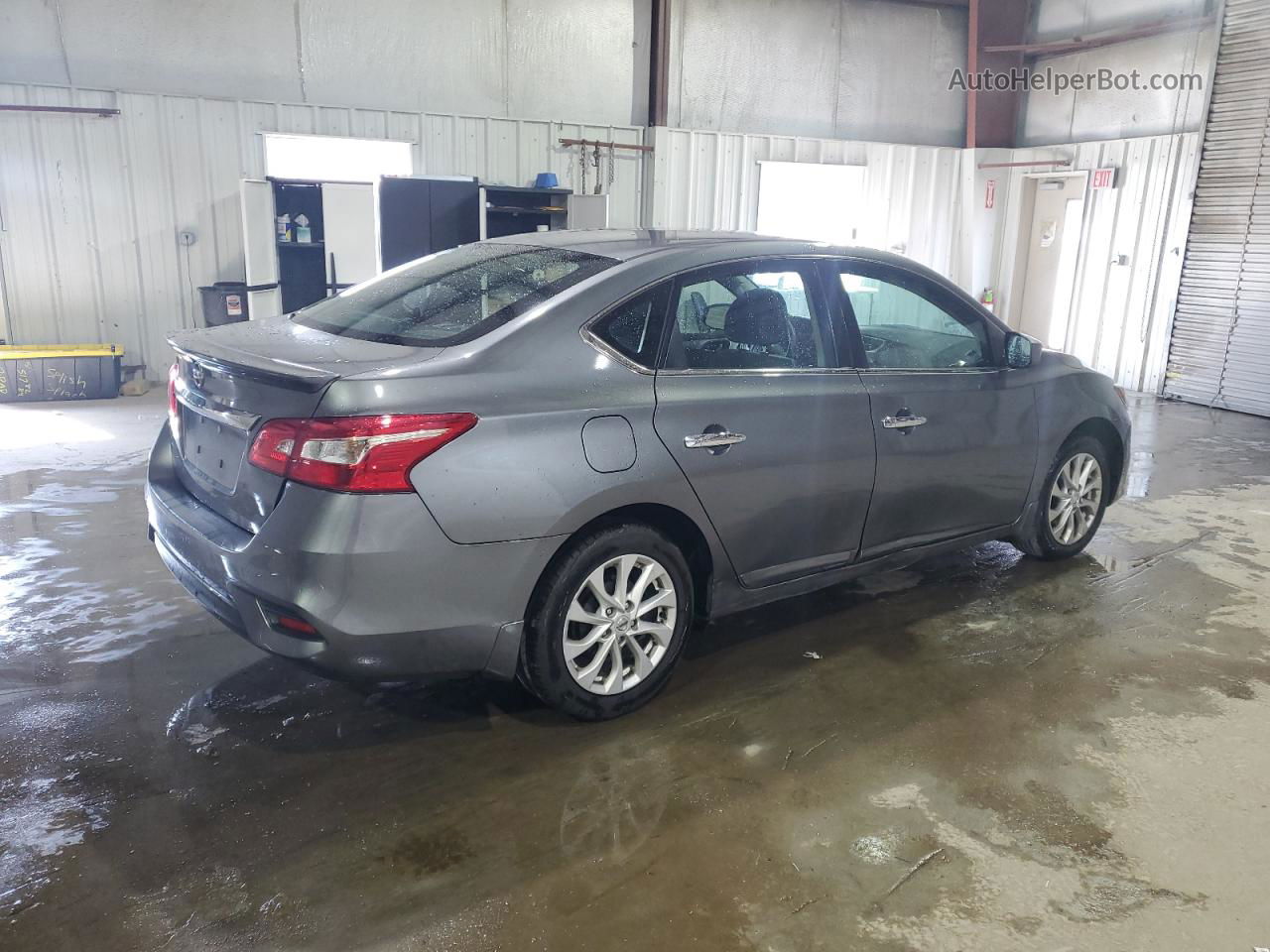 2018 Nissan Sentra S Gray vin: 3N1AB7AP0JY209705