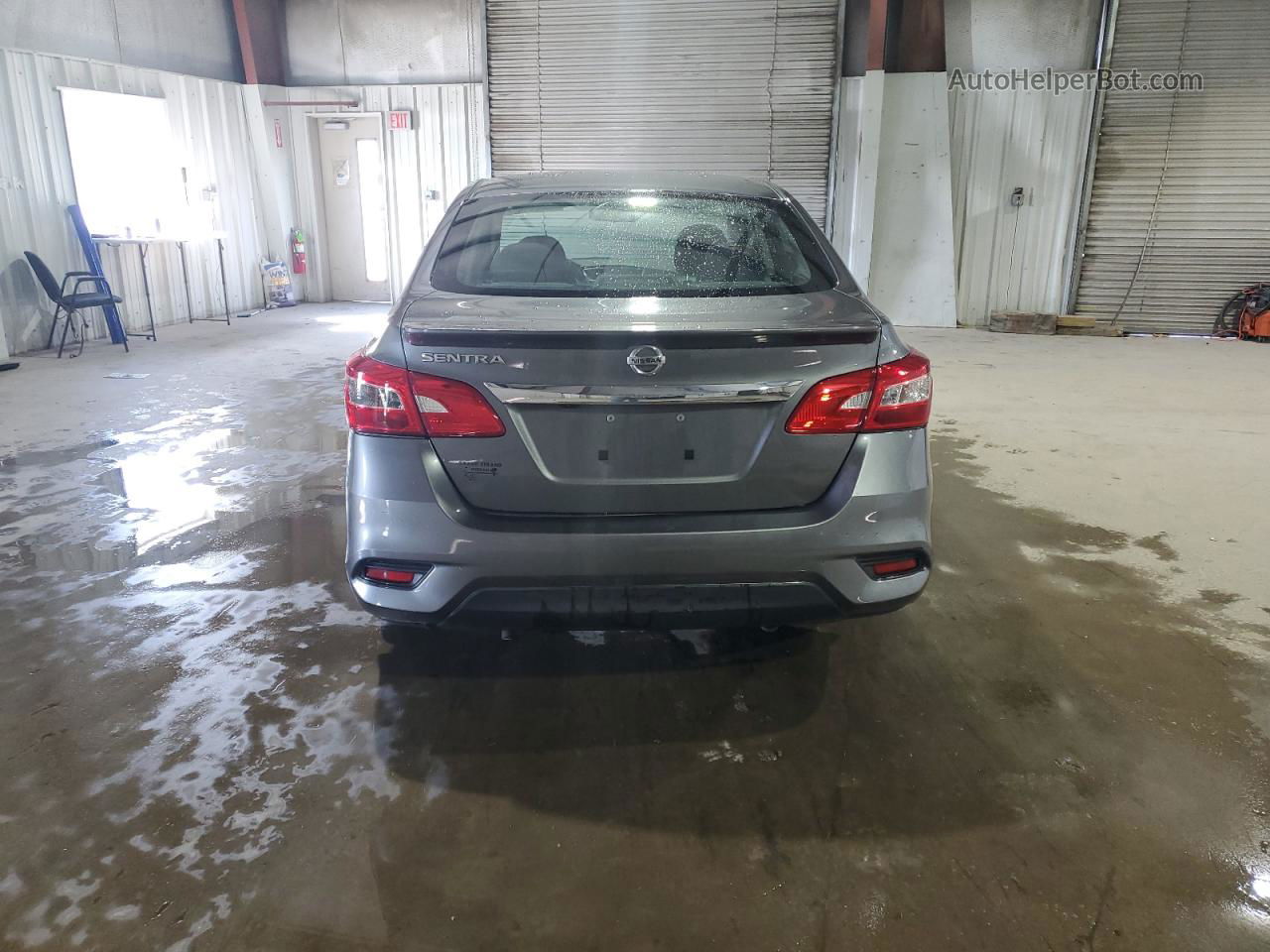 2018 Nissan Sentra S Gray vin: 3N1AB7AP0JY209705