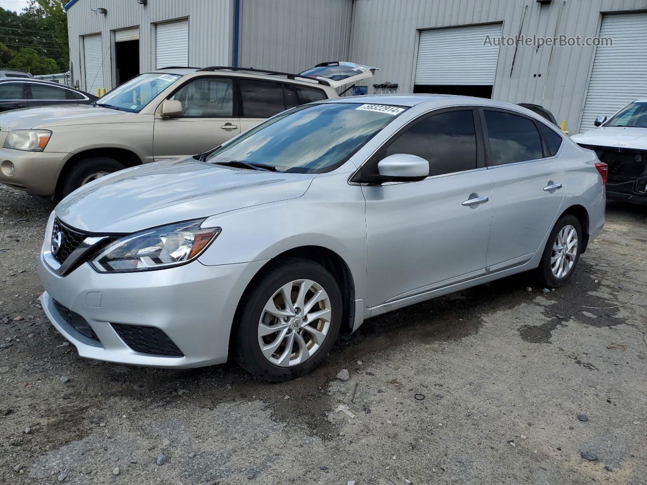 2018 Nissan Sentra S Silver vin: 3N1AB7AP0JY217321