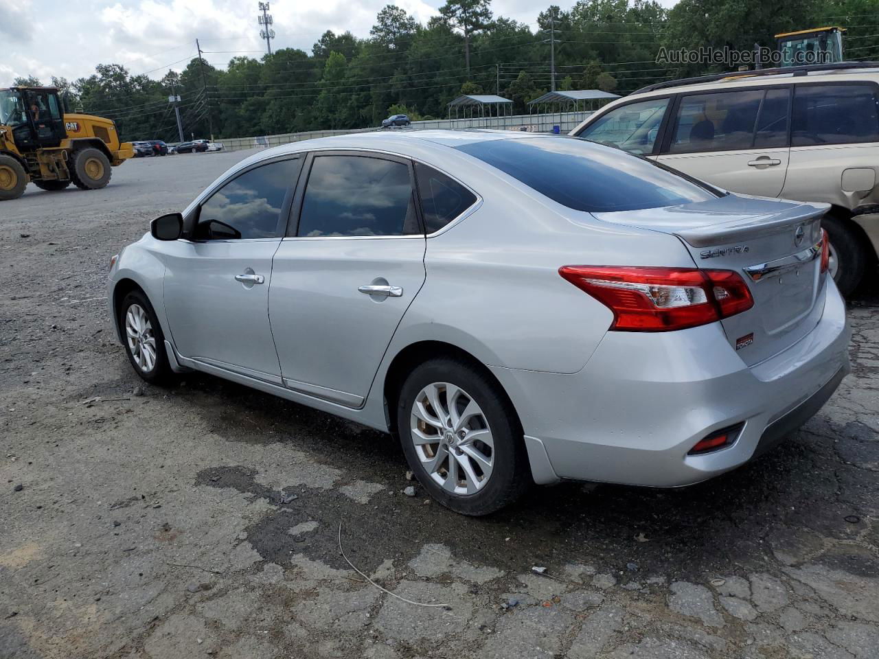 2018 Nissan Sentra S Silver vin: 3N1AB7AP0JY217321