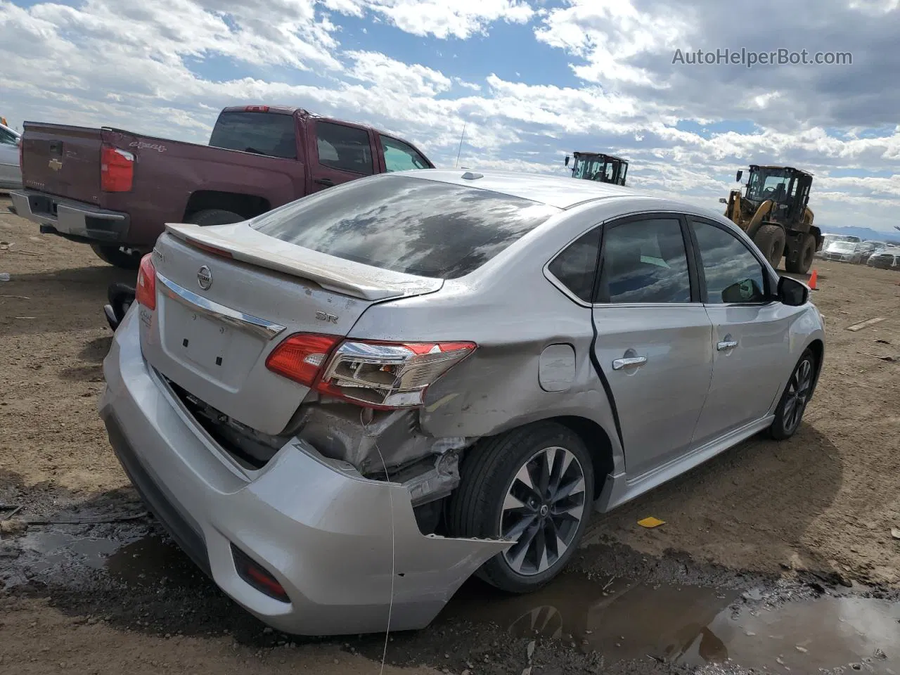 2018 Nissan Sentra S Silver vin: 3N1AB7AP0JY217450