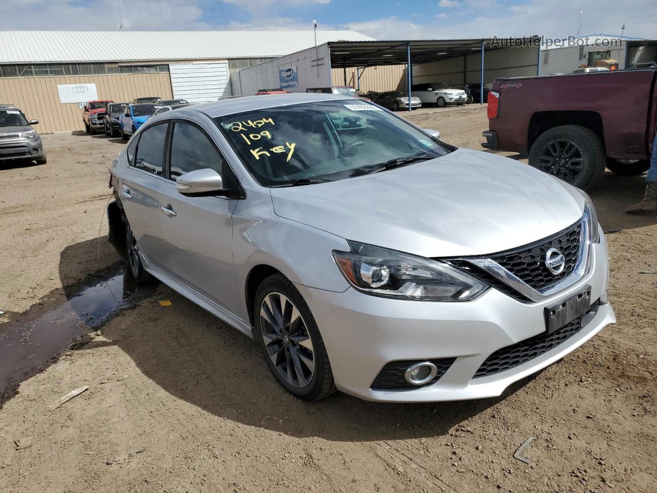 2018 Nissan Sentra S Silver vin: 3N1AB7AP0JY217450