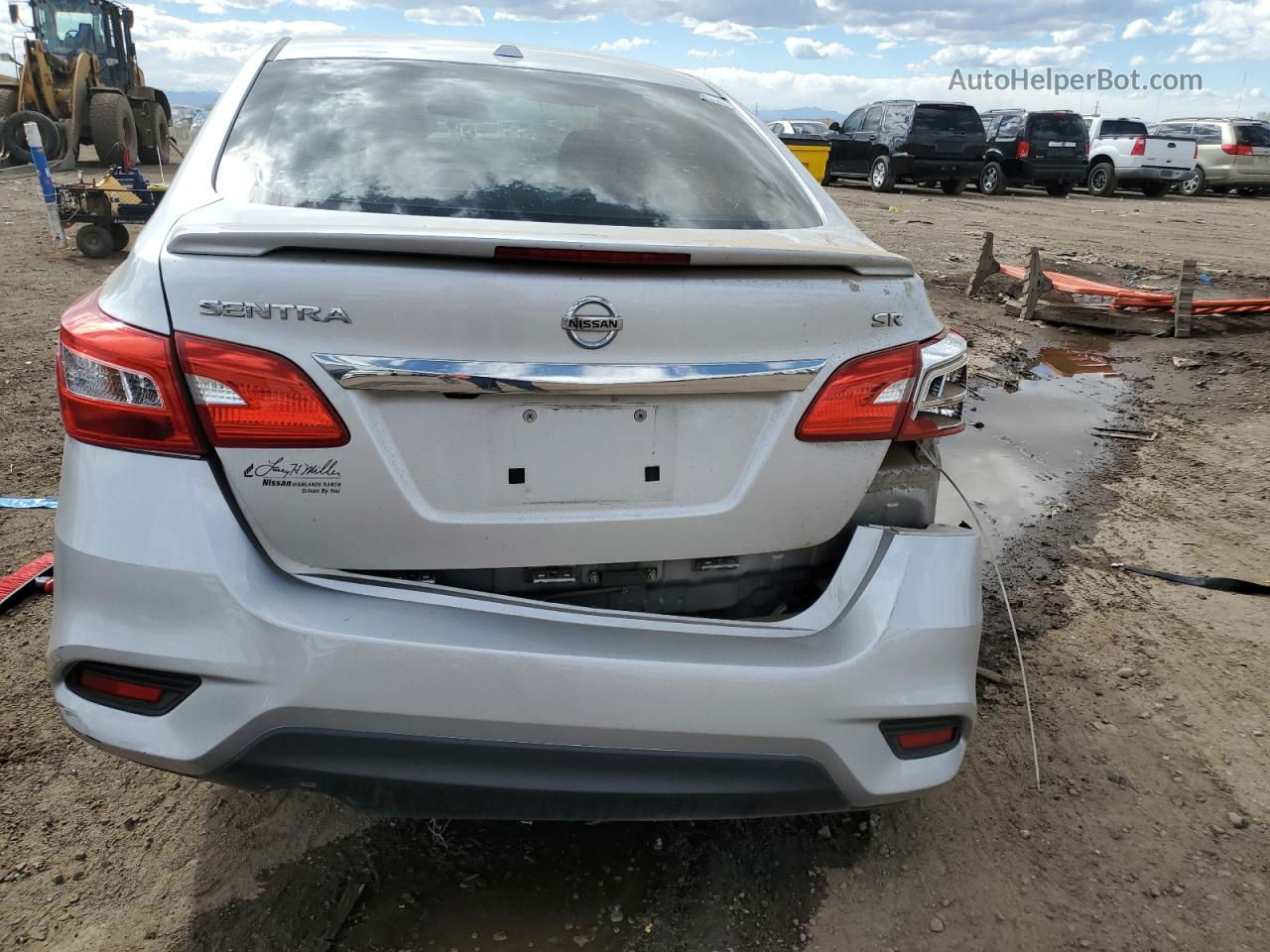 2018 Nissan Sentra S Silver vin: 3N1AB7AP0JY217450