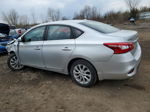 2018 Nissan Sentra S Silver vin: 3N1AB7AP0JY227735