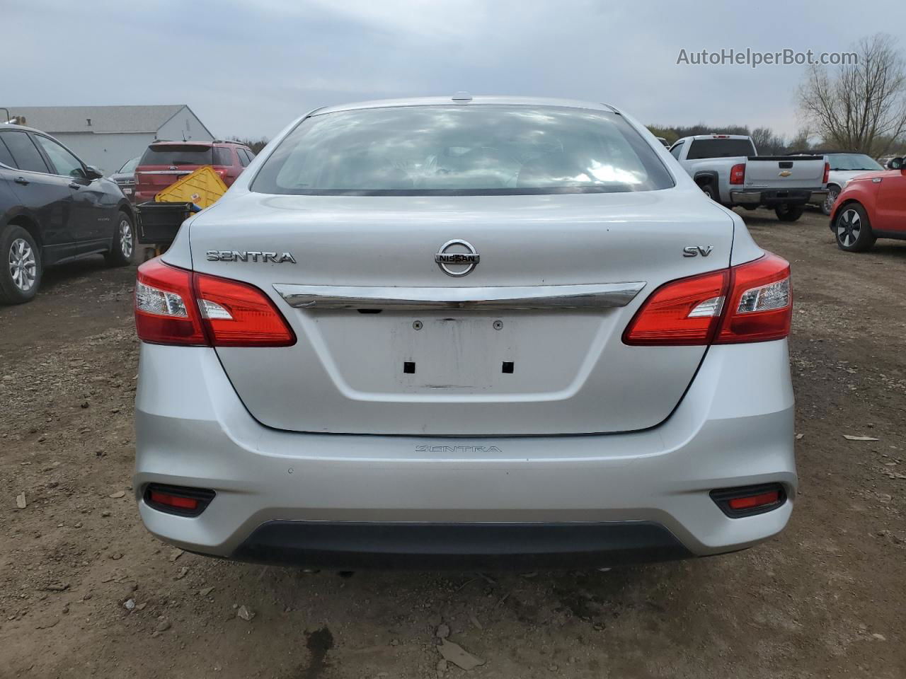 2018 Nissan Sentra S Silver vin: 3N1AB7AP0JY227735