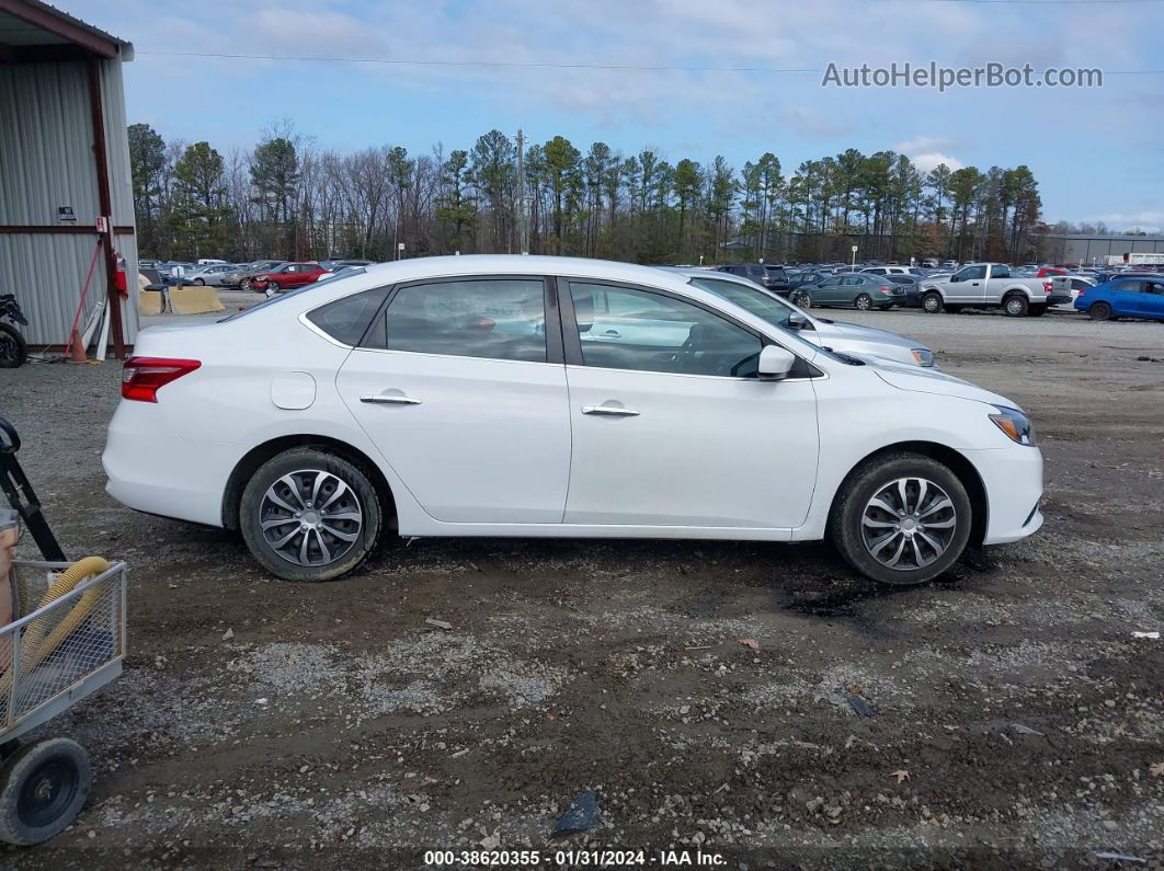 2018 Nissan Sentra S White vin: 3N1AB7AP0JY230277