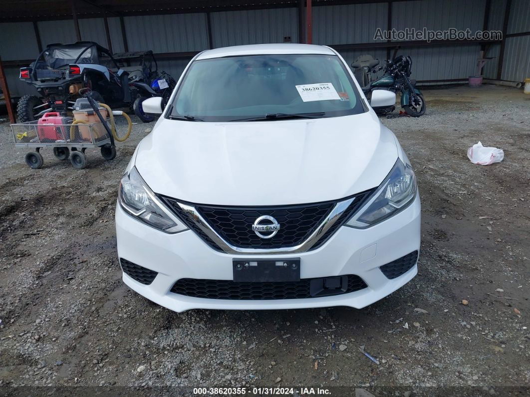 2018 Nissan Sentra S White vin: 3N1AB7AP0JY230277