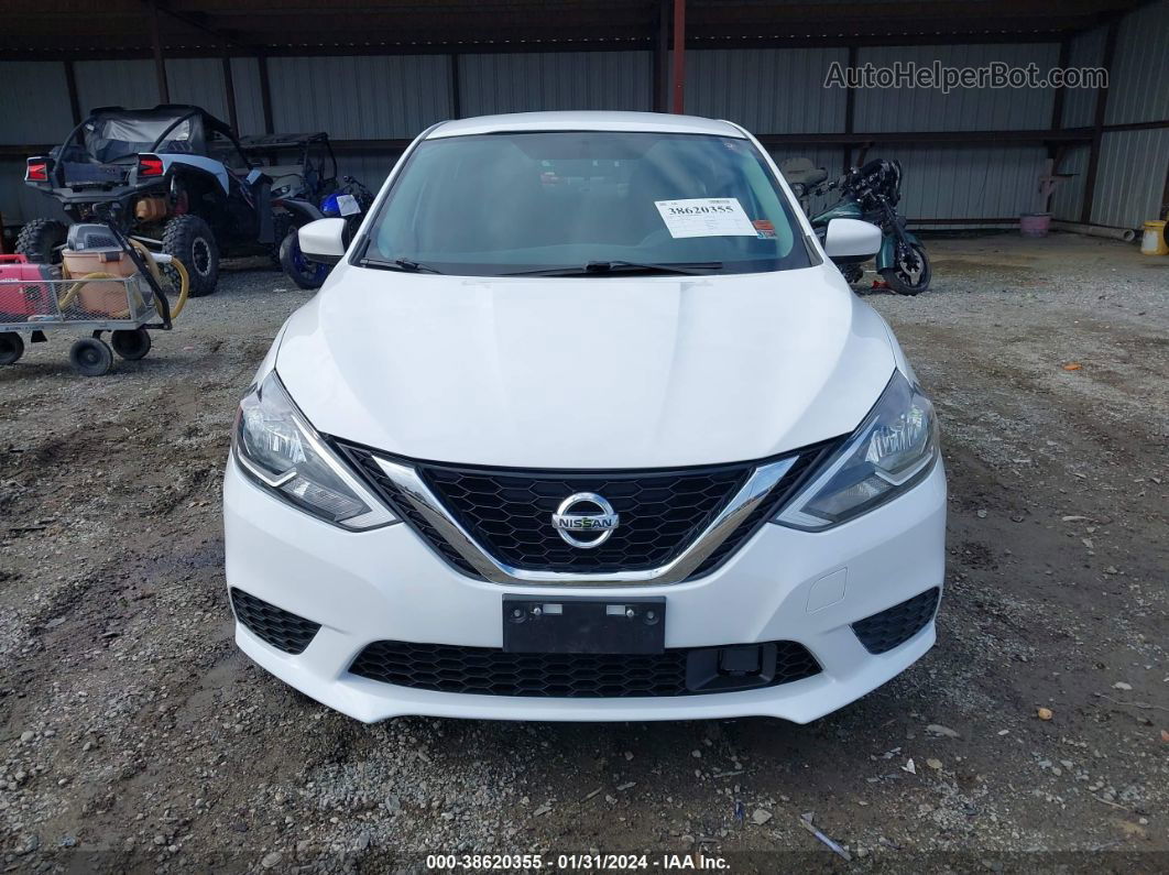 2018 Nissan Sentra S White vin: 3N1AB7AP0JY230277