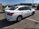 2018 Nissan Sentra S White vin: 3N1AB7AP0JY232885