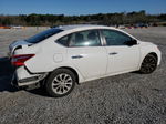 2018 Nissan Sentra S White vin: 3N1AB7AP0JY241831