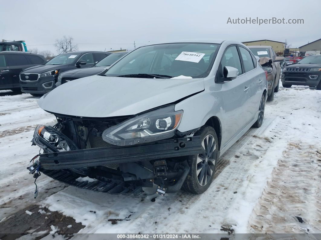 2018 Nissan Sentra Sr Silver vin: 3N1AB7AP0JY248858