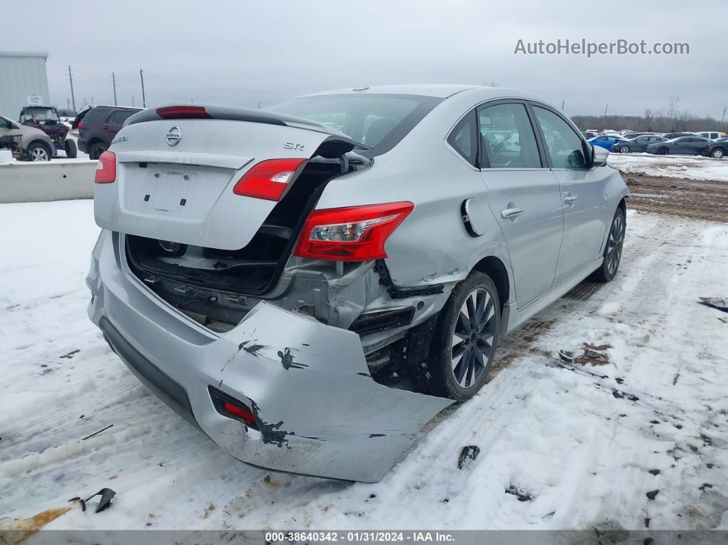 2018 Nissan Sentra Sr Silver vin: 3N1AB7AP0JY248858