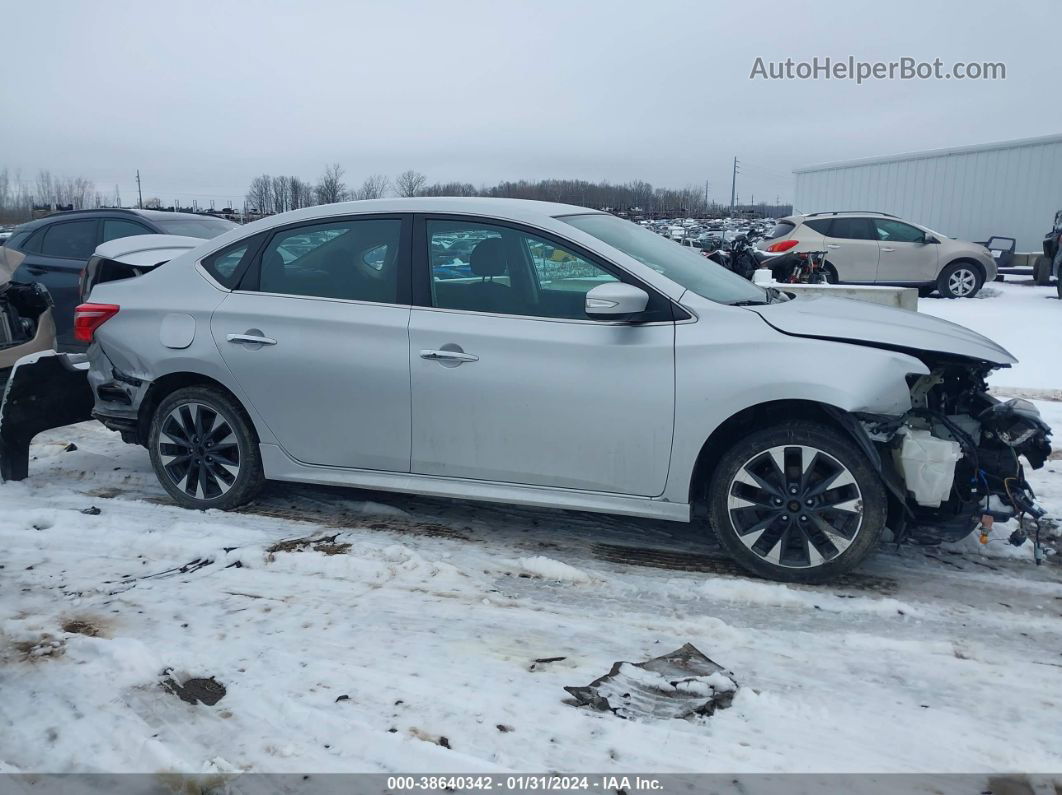 2018 Nissan Sentra Sr Silver vin: 3N1AB7AP0JY248858