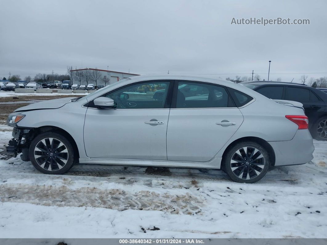 2018 Nissan Sentra Sr Silver vin: 3N1AB7AP0JY248858