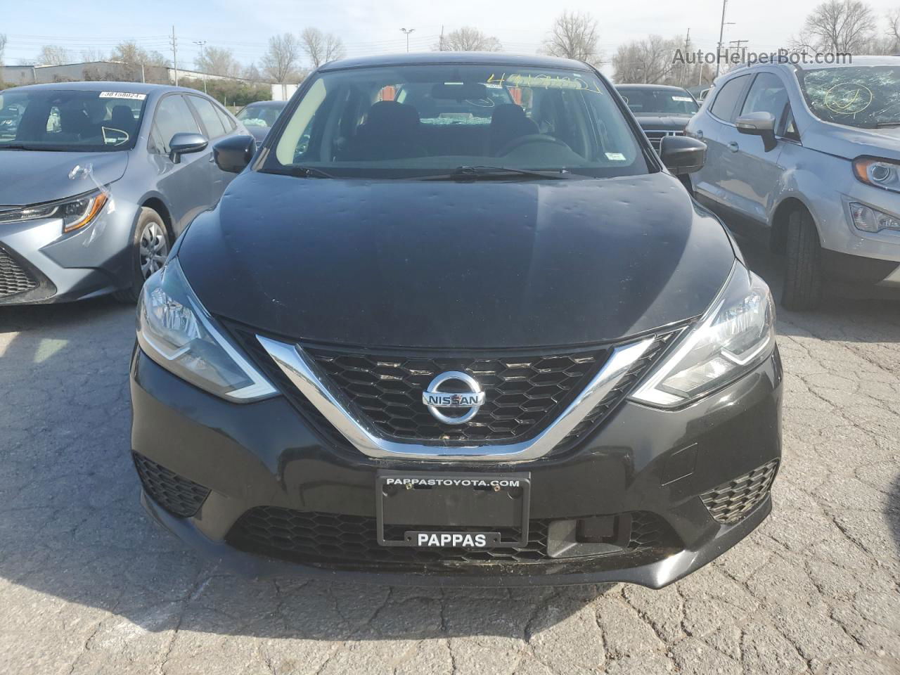 2018 Nissan Sentra S Black vin: 3N1AB7AP0JY253574