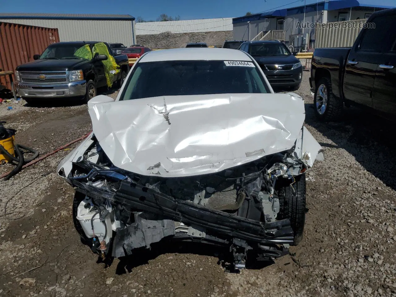 2018 Nissan Sentra S White vin: 3N1AB7AP0JY255583