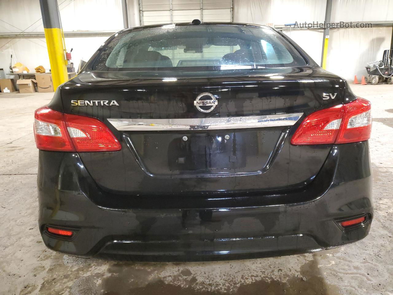 2018 Nissan Sentra S Black vin: 3N1AB7AP0JY259827