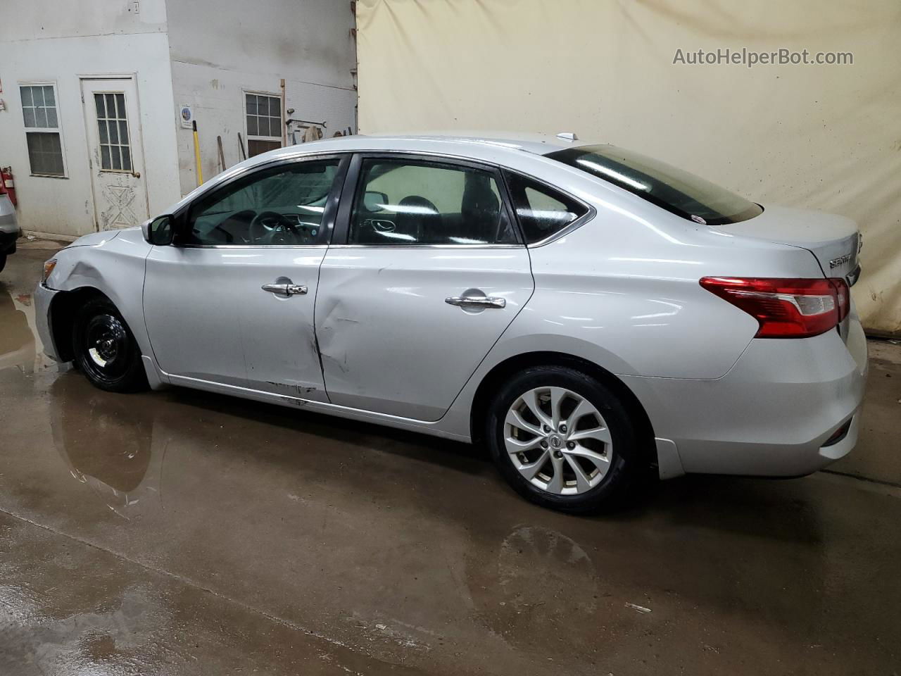 2018 Nissan Sentra S Silver vin: 3N1AB7AP0JY262260