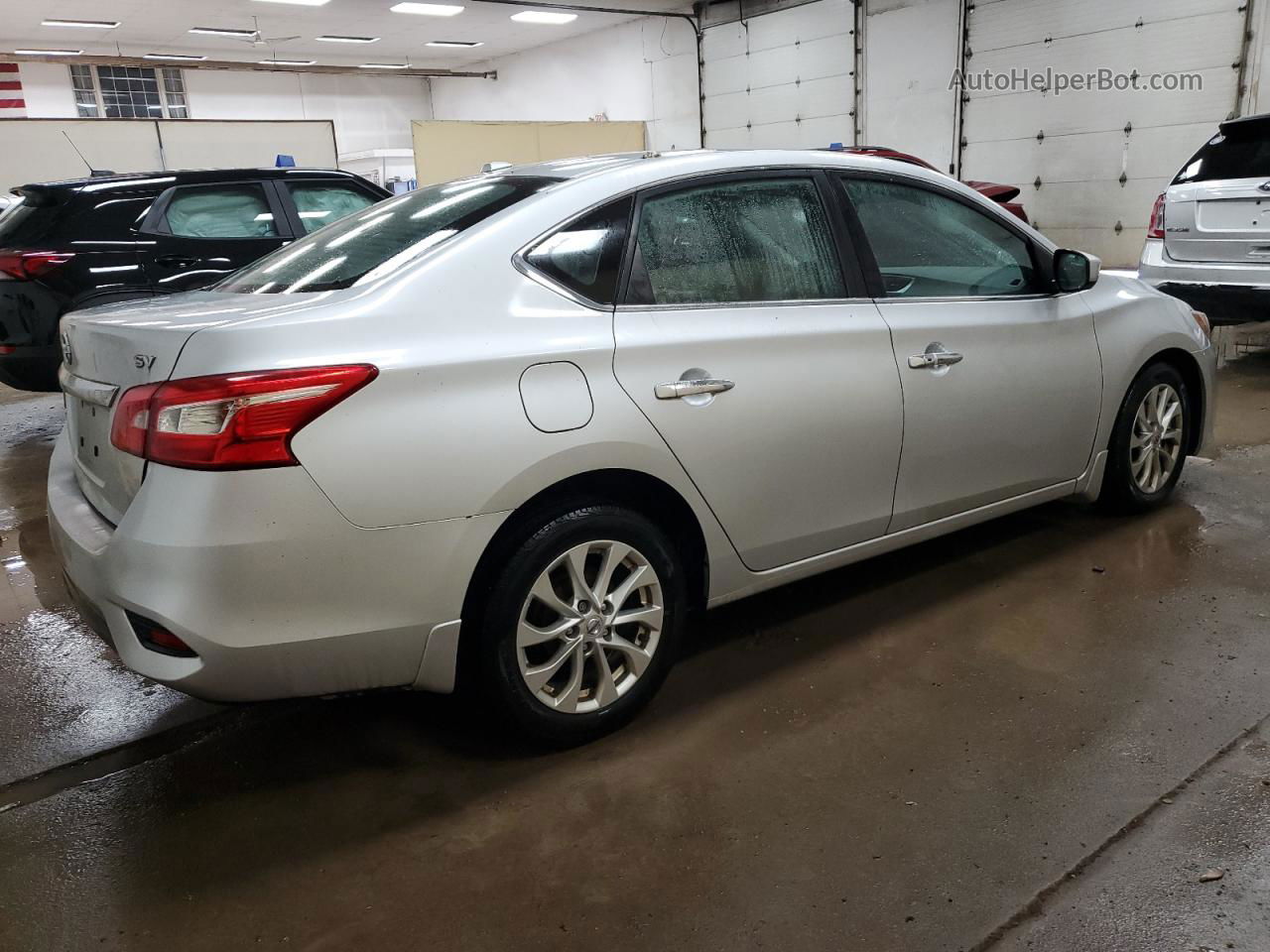 2018 Nissan Sentra S Silver vin: 3N1AB7AP0JY262260