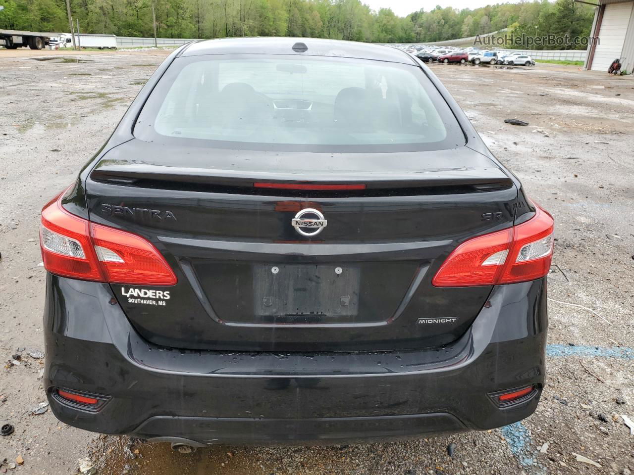 2018 Nissan Sentra S Черный vin: 3N1AB7AP0JY265594