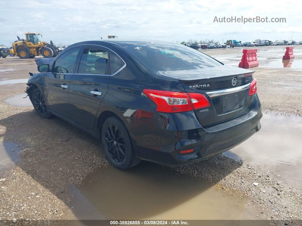 2018 Nissan Sentra S Black vin: 3N1AB7AP0JY270584