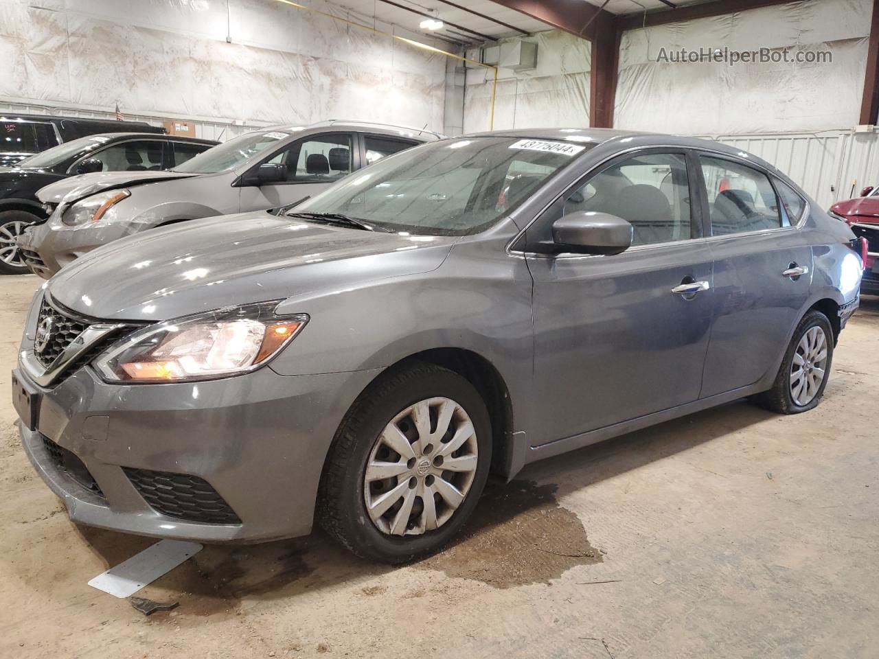 2018 Nissan Sentra S Gray vin: 3N1AB7AP0JY275011