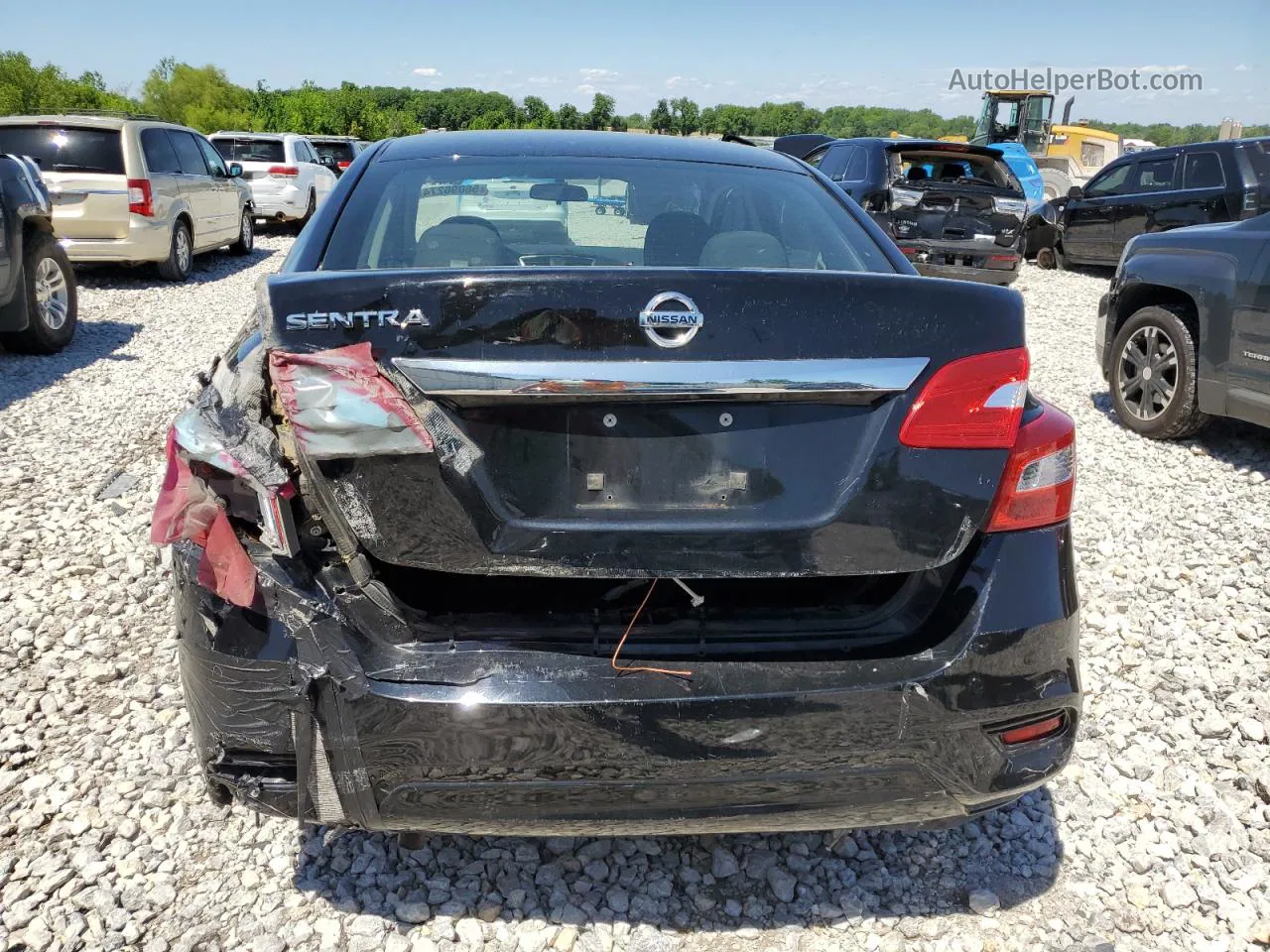 2018 Nissan Sentra S Black vin: 3N1AB7AP0JY281620