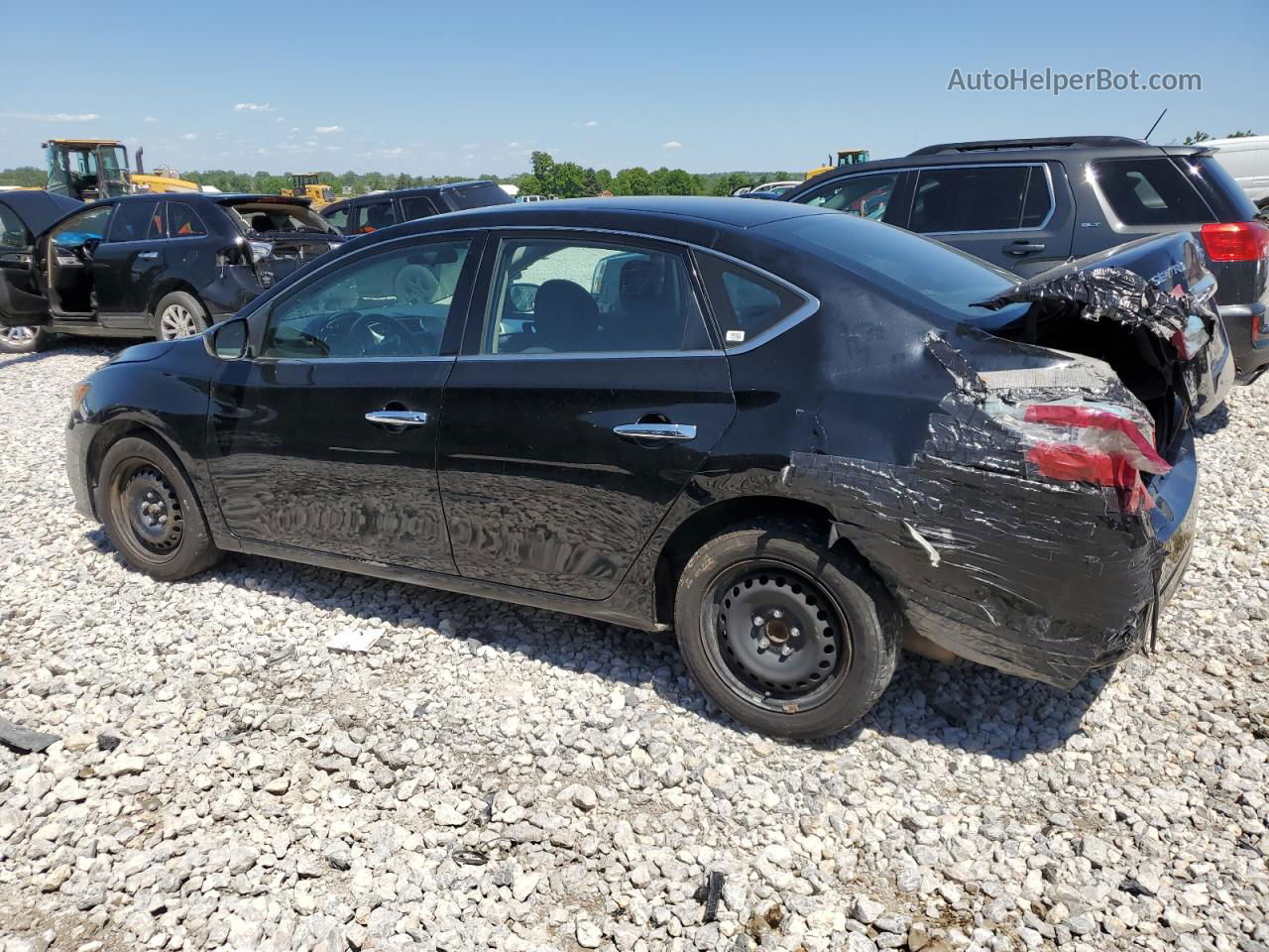 2018 Nissan Sentra S Black vin: 3N1AB7AP0JY281620