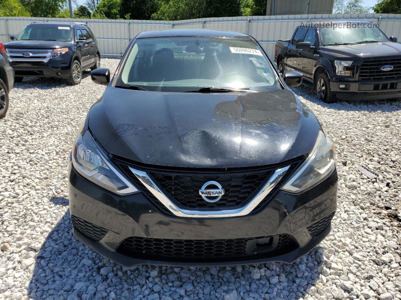 2018 Nissan Sentra S Black vin: 3N1AB7AP0JY281620