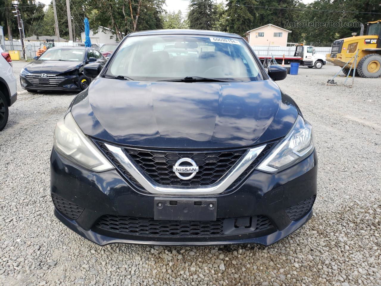 2018 Nissan Sentra S Черный vin: 3N1AB7AP0JY297509