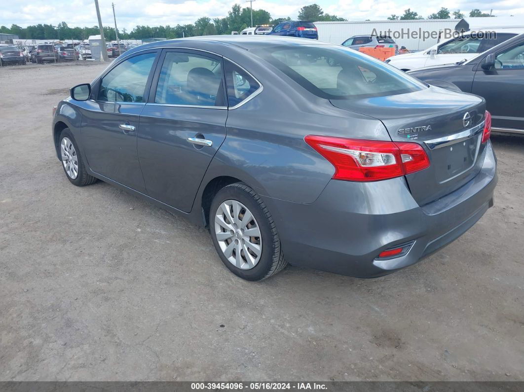 2018 Nissan Sentra S Gray vin: 3N1AB7AP0JY307164