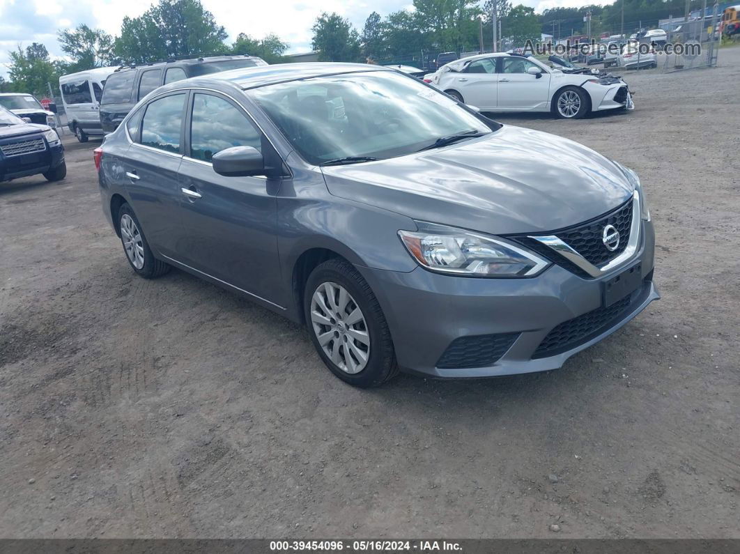 2018 Nissan Sentra S Gray vin: 3N1AB7AP0JY307164