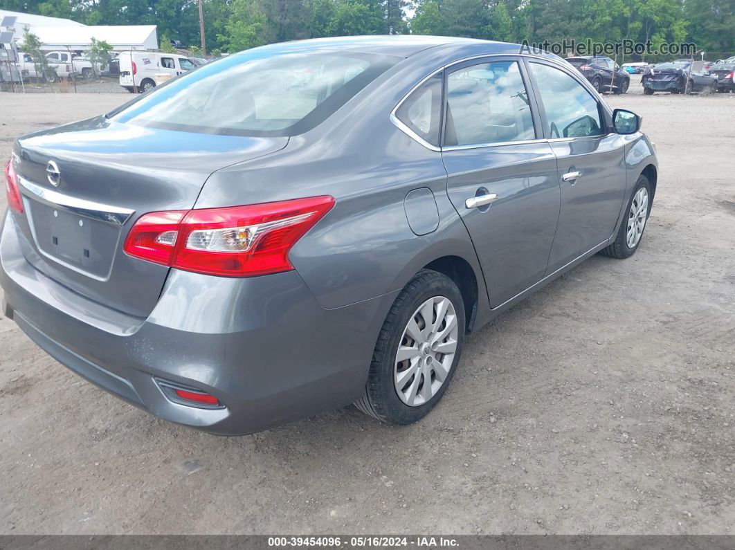 2018 Nissan Sentra S Gray vin: 3N1AB7AP0JY307164