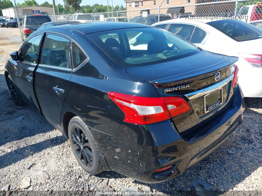 2018 Nissan Sentra S Black vin: 3N1AB7AP0JY309299