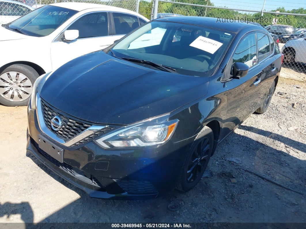 2018 Nissan Sentra S Black vin: 3N1AB7AP0JY309299