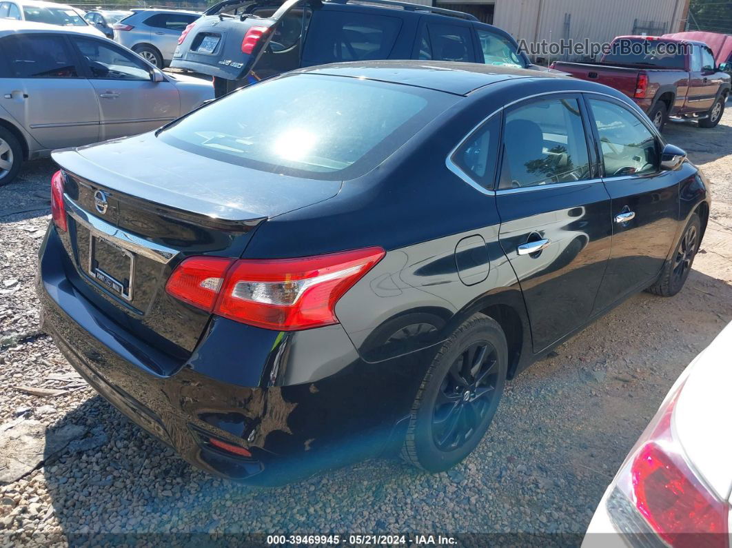 2018 Nissan Sentra S Black vin: 3N1AB7AP0JY309299